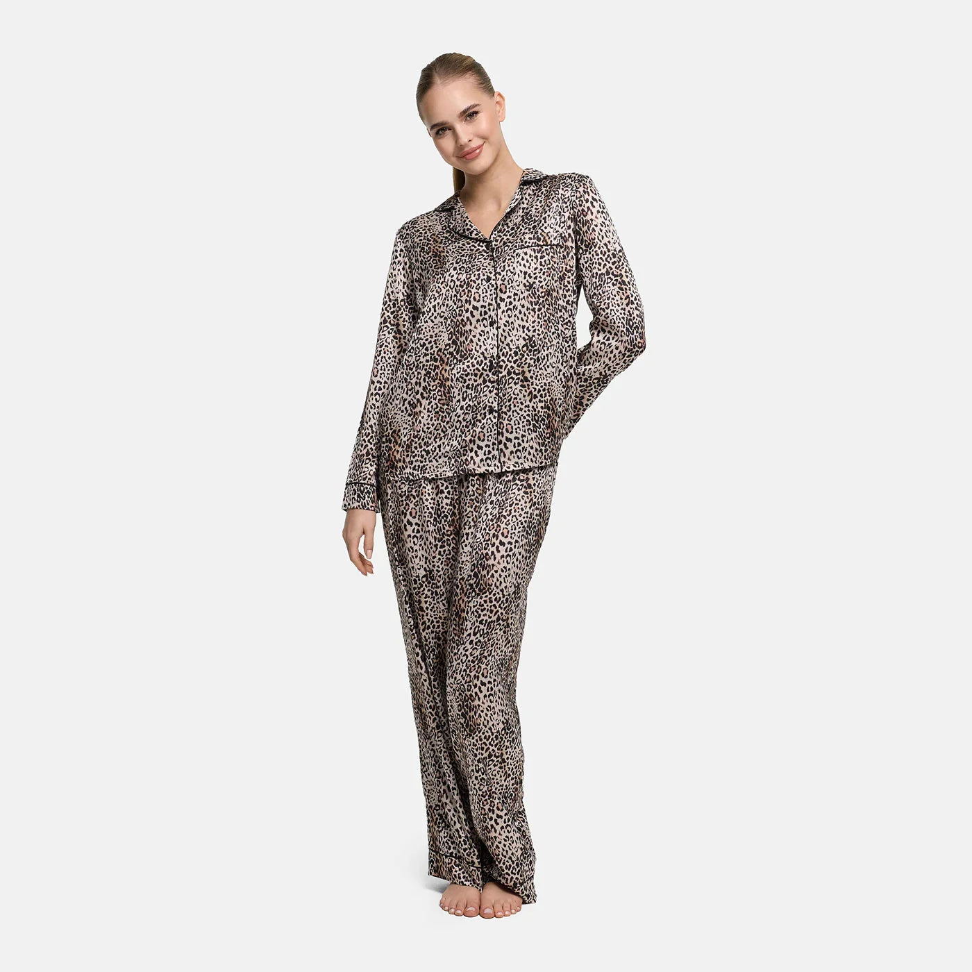 Satin Pyjamahemd - 2