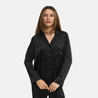 Satin Pyjamahemd - 9